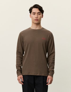 BRADY - Pikkade varrukatega topp - mountain grey brown