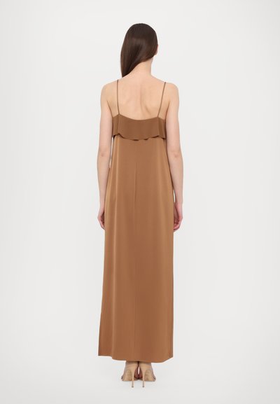Filippa K FLUID DRAPED STRAP DRESS - Kokteiļkleita/ballīšu kleita - light brow