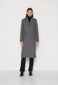 YAS - YASLIMA COAT - Klasisks mētelis - grey Miniatūras attēls 1