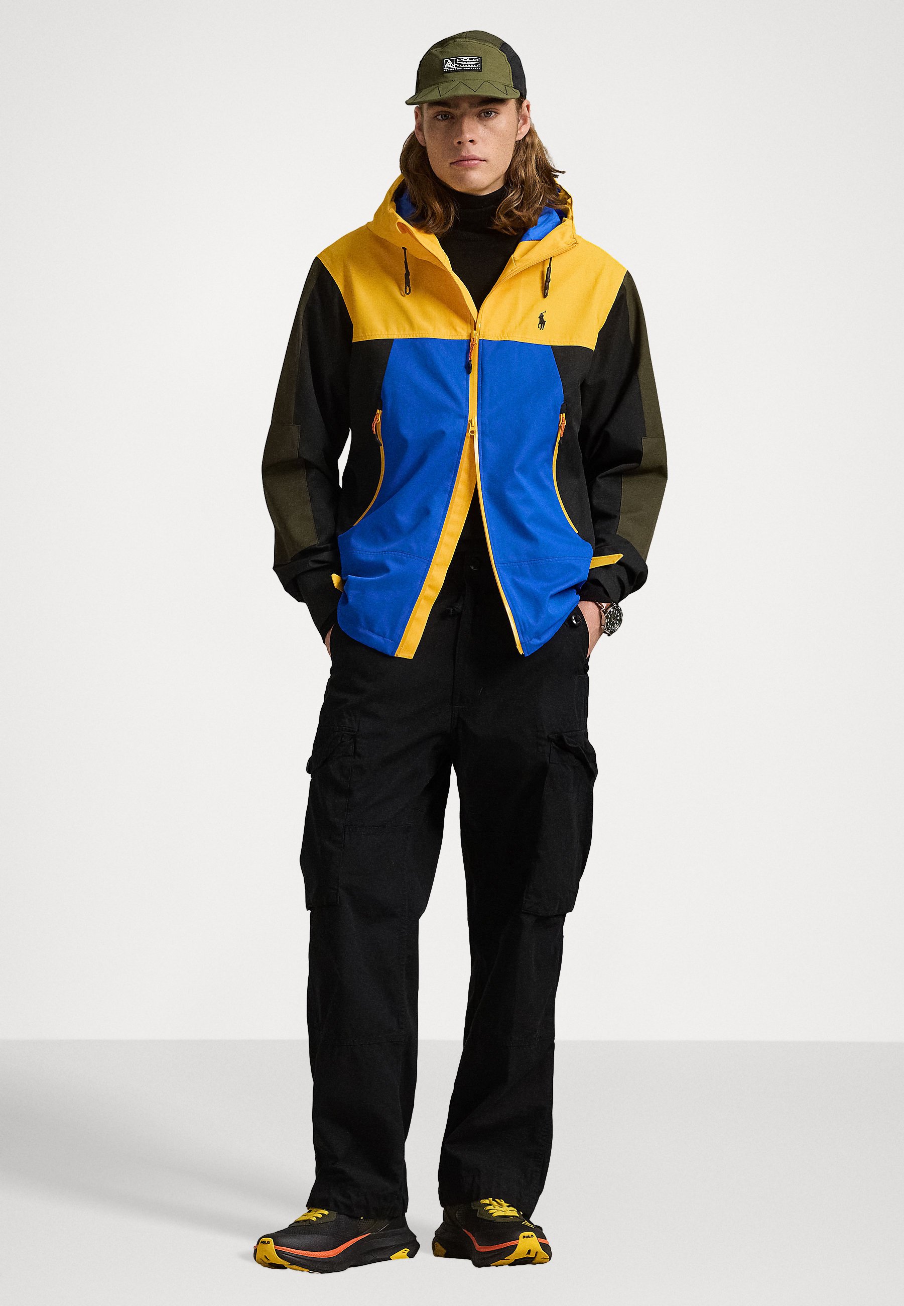 美品 Ｍ POLO COUNTRY Colour-Blocked Anorak 美品 M POLO COUNTRY Colour-Blocked Anorak