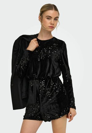 ONLY, PLAYSUIT ONLZAVANNA PLAYSUIT - Combinaison - black