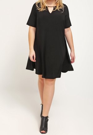 Žerzejové šaty - black