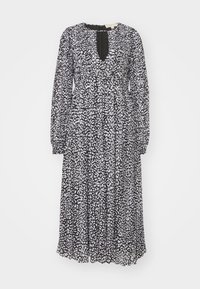 PLEATED  - Jurk - black/white