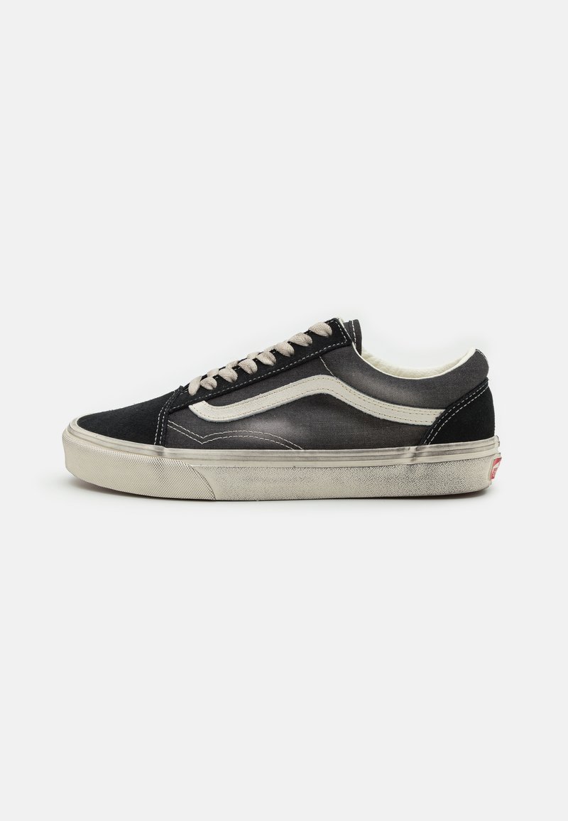 Vans - OLD SKOOL UNISEX - Baskets basses - wave washed black, Agrandir