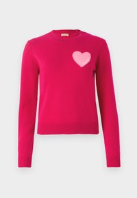 COEUR BRODERIE LIGHT - Striktrøje - tropical raspberry