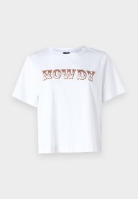 VMMETTE COWBOY - Apdrukāts T-krekls - bright white