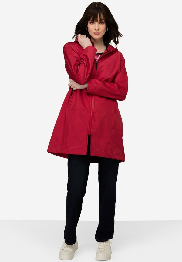 FUNKTION KAPUZE LANGARM - Kurzmantel - salsa