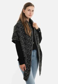 Knit Factory JOSH - Sjaal - black anthracite