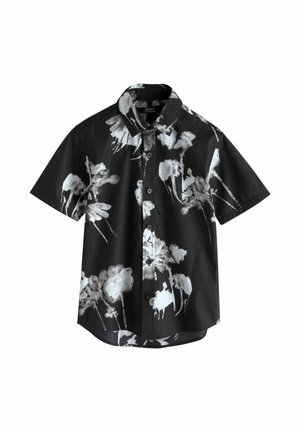 Next, REGULAR FIT - SHORT SLEEVE ALL OVER PRINT GRAFFITI - Hemd - black flowers
