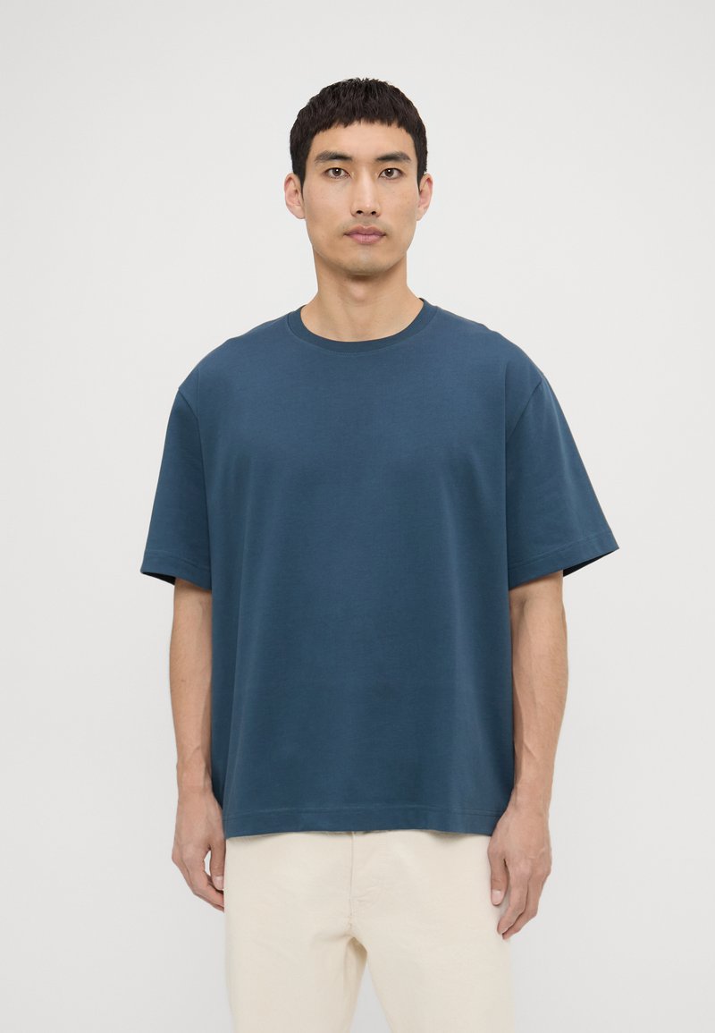 Filippa K HEAVY CREW NECK TEE - Základné tričko - dawn blue