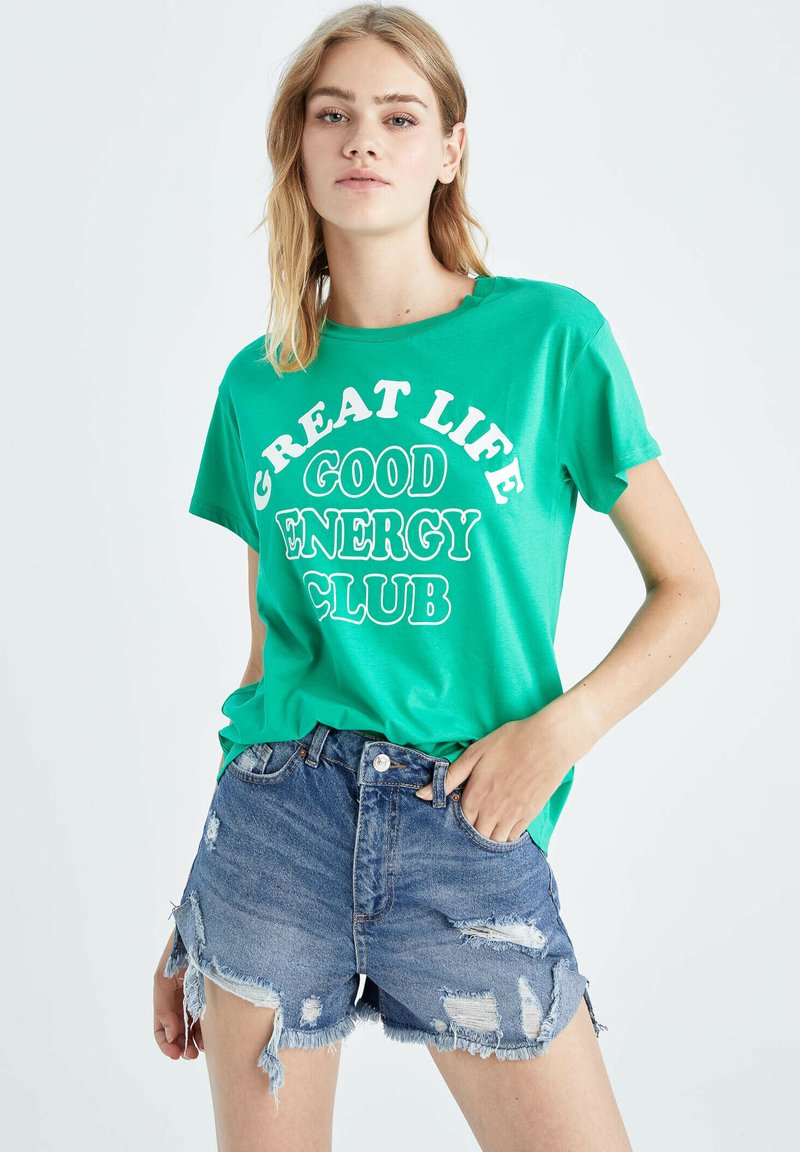 DeFacto B7771A8, T-Shirt Ragazzi, Navy