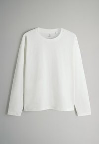 REGULAR FIT - 4 PACK LONG SLEEVE  - Top s dlhým rukávom - chocolate brown berry stripe cream