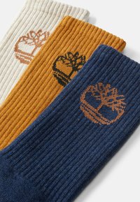 Timberland 3 PACK BOWDEN - Ponožky - denim heather
