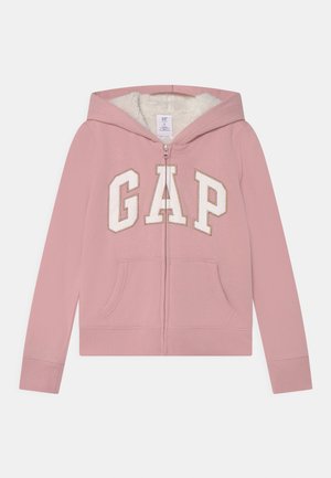 LOGO COZY GIRLS - Mikina na zip - pink standard