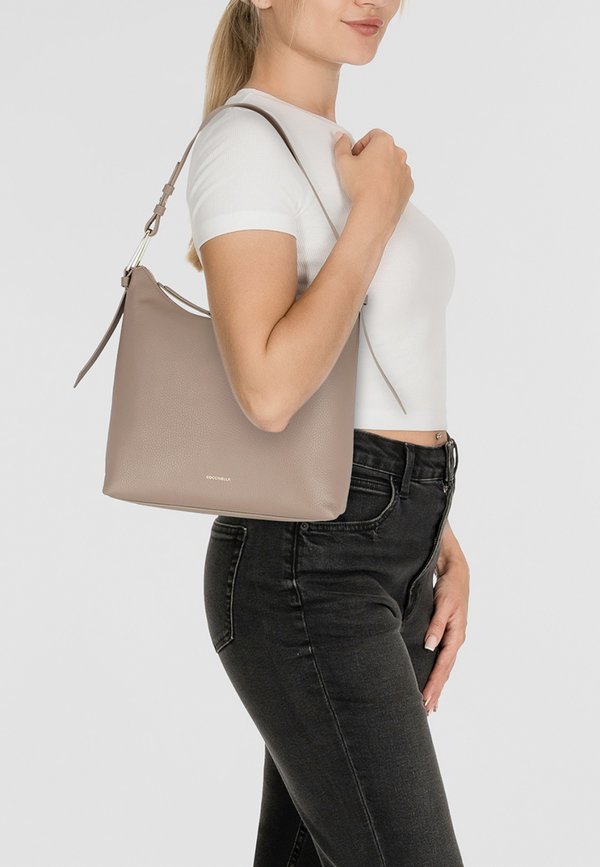 Handtasche - warm taupe