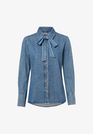 zero, Button-down blouse - blau