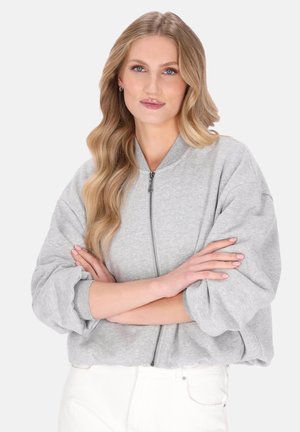 Bomber dzseki - grey melange