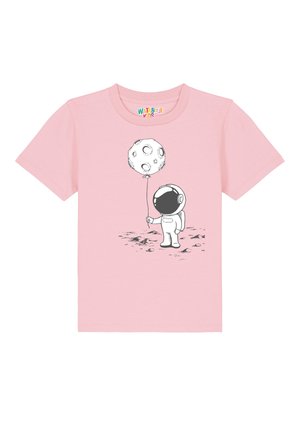 KLEINER ASTRONAUT MIT LUFTBALLON - Print T-shirt - cotton pink