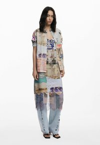 Desigual POSTCARD - Button-down blouse - brown
