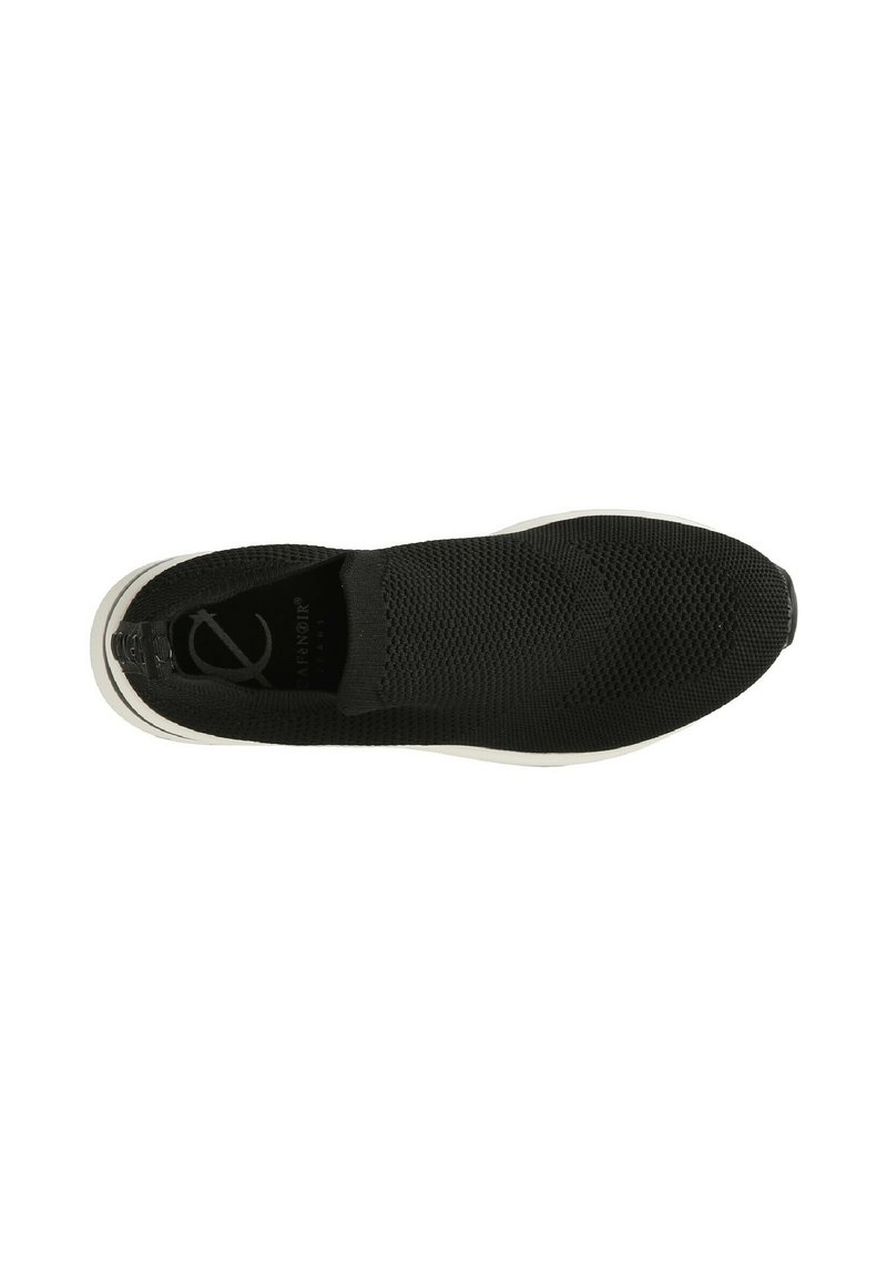 Slip Scarpe Alte Nere Senza Lacci Stivali Slip-on In Camoscio Nero
