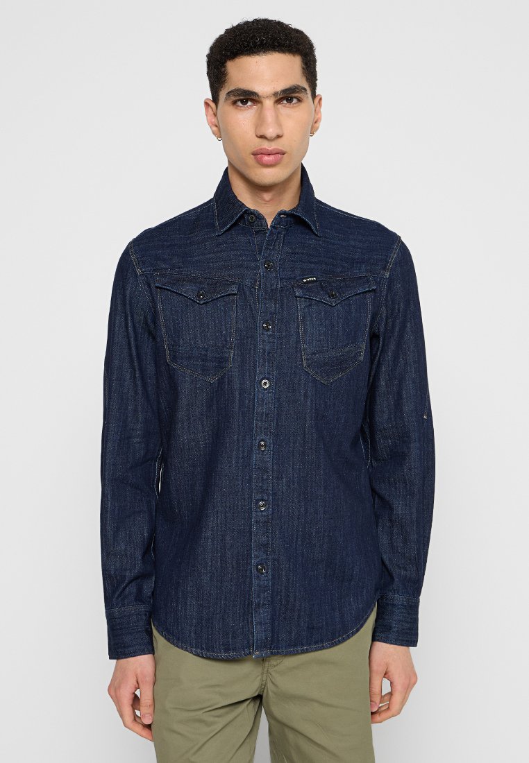 G-Star Overhemd donkerblauw