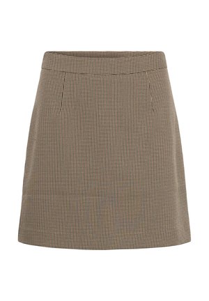 Cream, CRTRACY SKIRT - Jupe trapèze - brown carbernet check