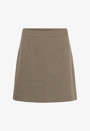 Cream, CRTRACY SKIRT - Jupe trapèze - brown carbernet check