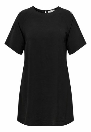 ONLY Carmakoma, KLEID CAREVALOU KURZES KLEID - Denní šaty - black