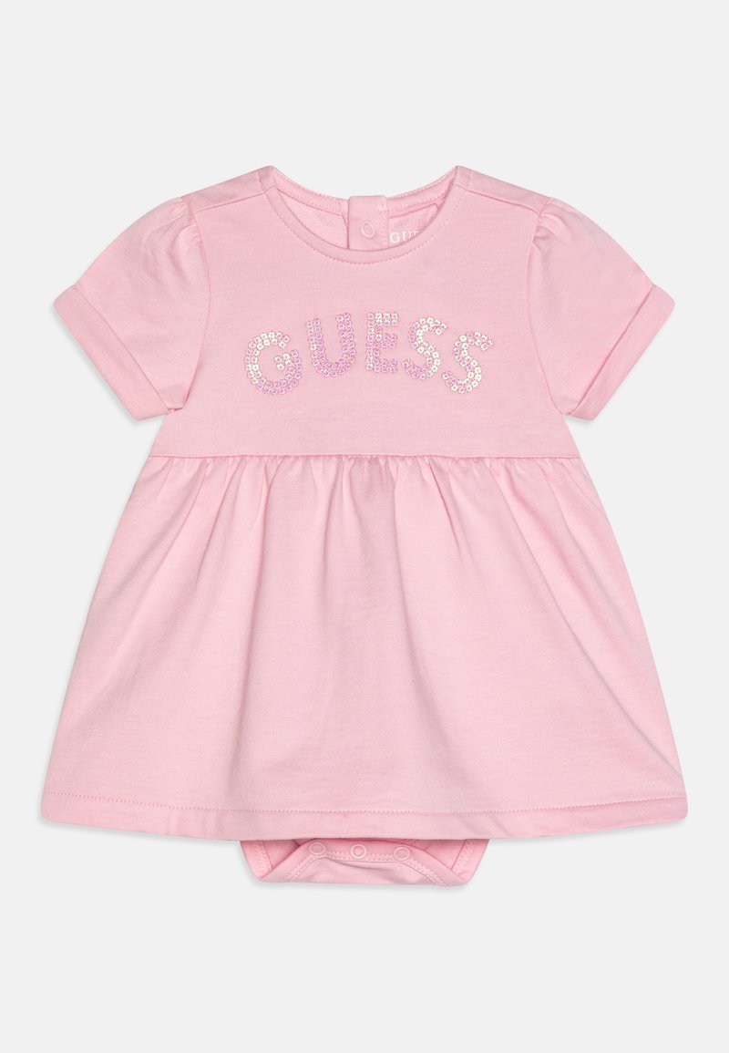 Guess BABY DRESS - Regalo per nascita - candy pink