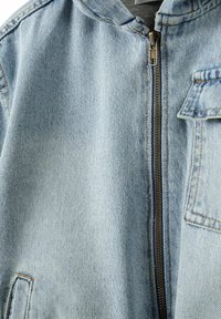 MINOTI HOODED WITH FRONT POCKET - Jachetă din denim - light blue denim