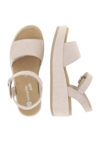 Remonte Sandales compensées - beige