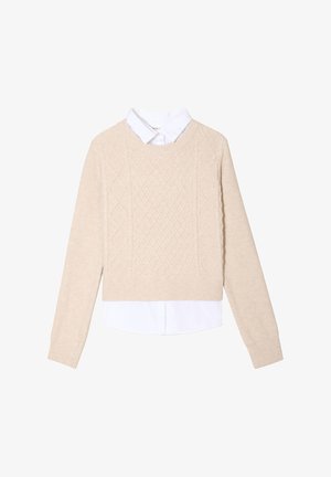 Cache Cache 2-IN-1 - Strickpullover - beige