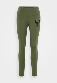 HOME PANTS - Pidžamas apakšdaļa - olive