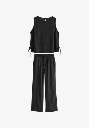 Next, REGULAR FIT - Nachtwäsche Set - black abstract