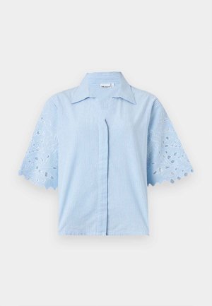 Object, OBJBERRA SHIRT - Chemisier - winter sky/white