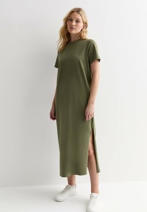New Look SPLIT HEM MIDAXI - Robe longue - khaki