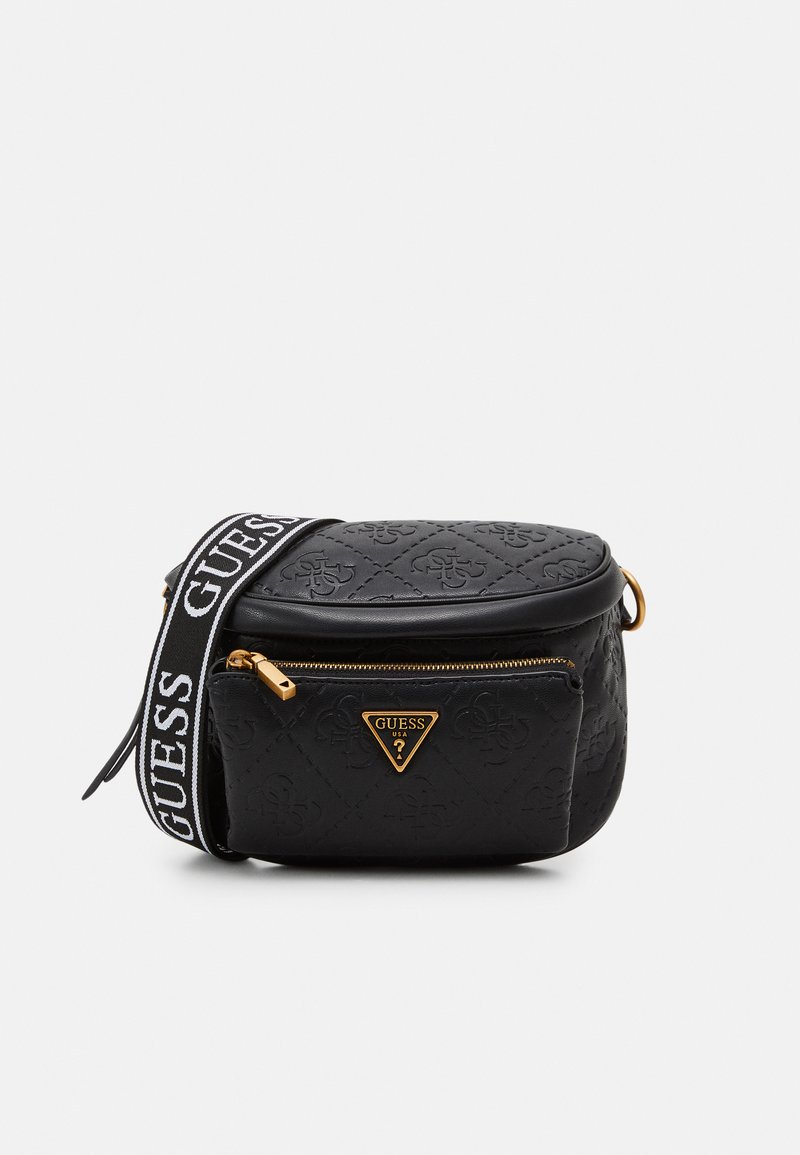 GUESS Latona Sling voor dames, crossbody, zwart, eenheidsmaat, Zwart, Eén maat GUESS Latona Sling voor dames, crossbody, zwart, eenheidsmaat, Zwart, Eén maat