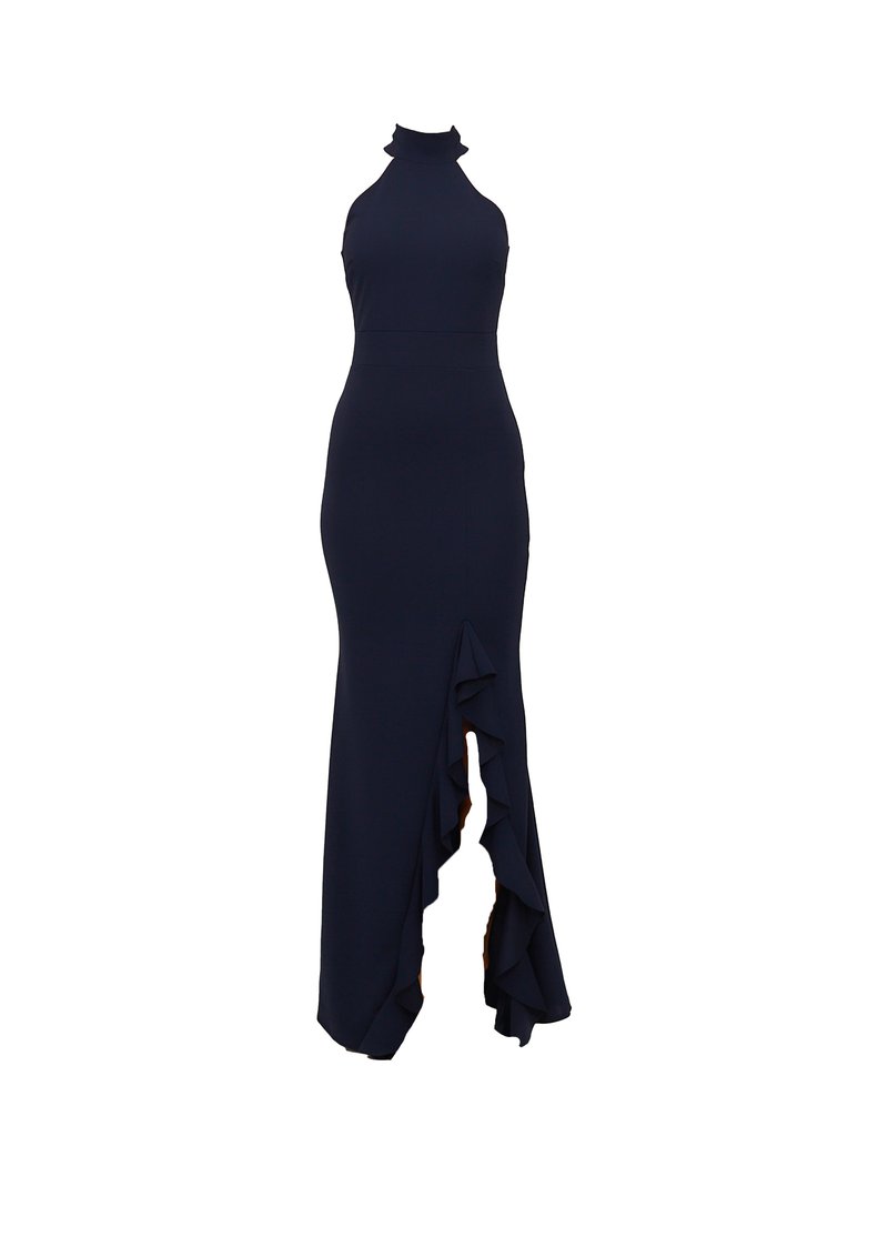 WAL G PETITE CLAUDINE RUFFLE MAXI - Occasion wear - navy blue/dark blue ...