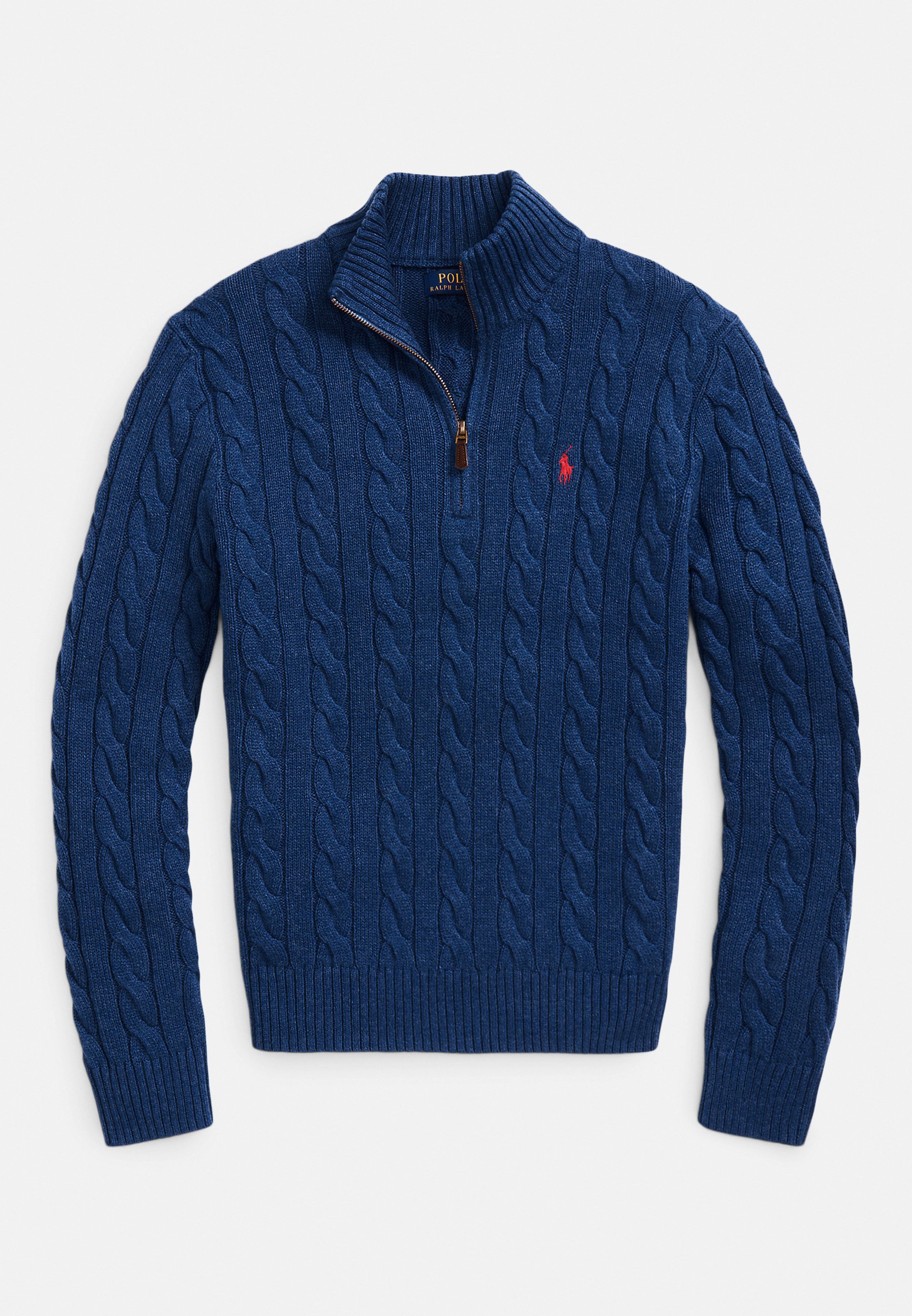 Polo Ralph Lauren CABLE-KNIT COTTON QUARTER-ZIP SWEATER - Jumper