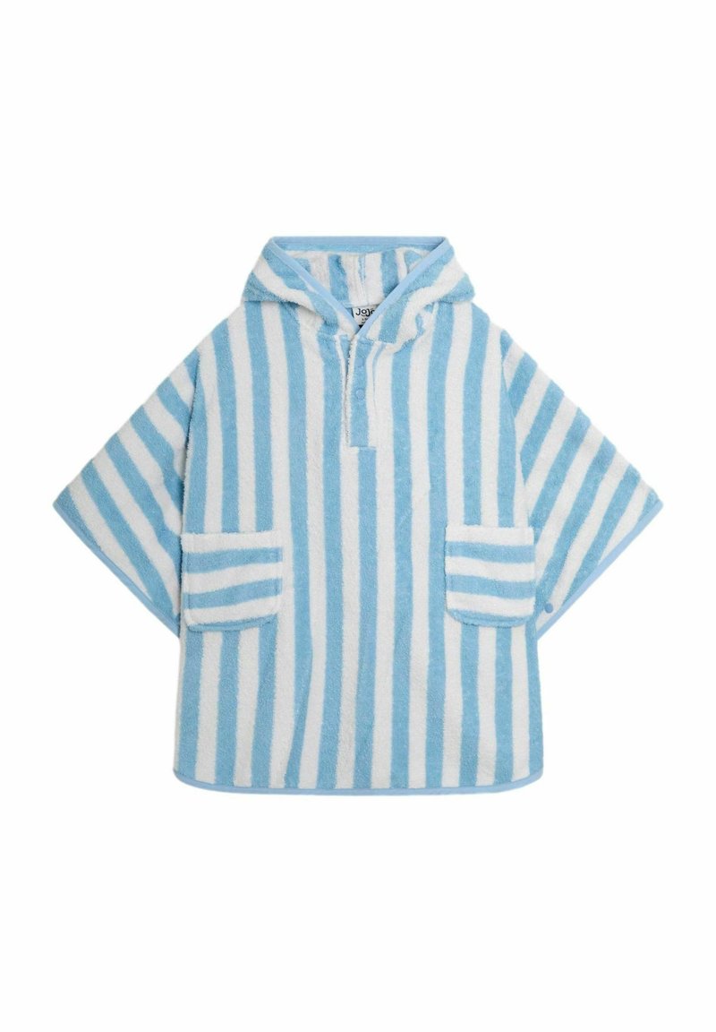 JoJo Maman Bébé - REGULAR FIT - STRIPE PONCHO - Dressing gown - blue, Enlarge