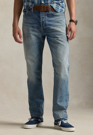 Jeans Straight Leg - light-blue denim