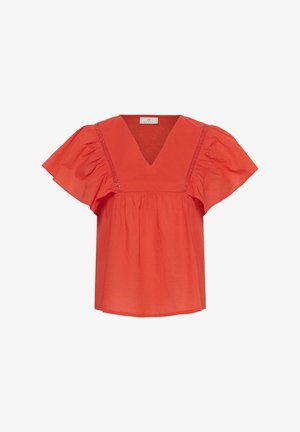 Kaffe, KAKARLI SHORT SLEEVE - Blouse - grenadine