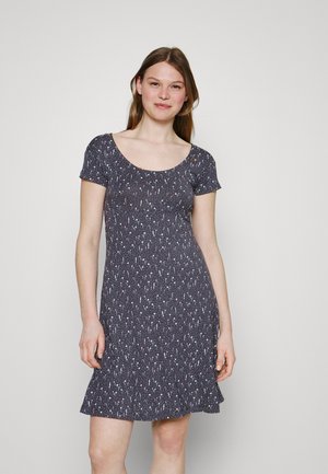 Ragwear LUNNGO DRESS - Φόρεμα από ζέρσεϊ - black