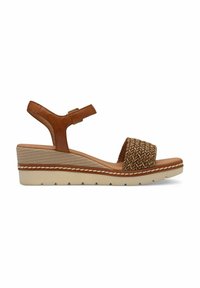 Marco Tozzi Sandalias con plataforma - cognac comb
