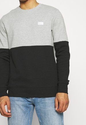 Maglietta a manica lunga - mottled light grey