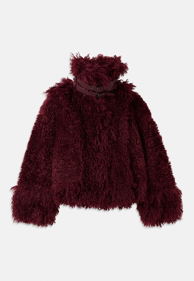 Diane von Furstenberg Winterjas bordeauxrood