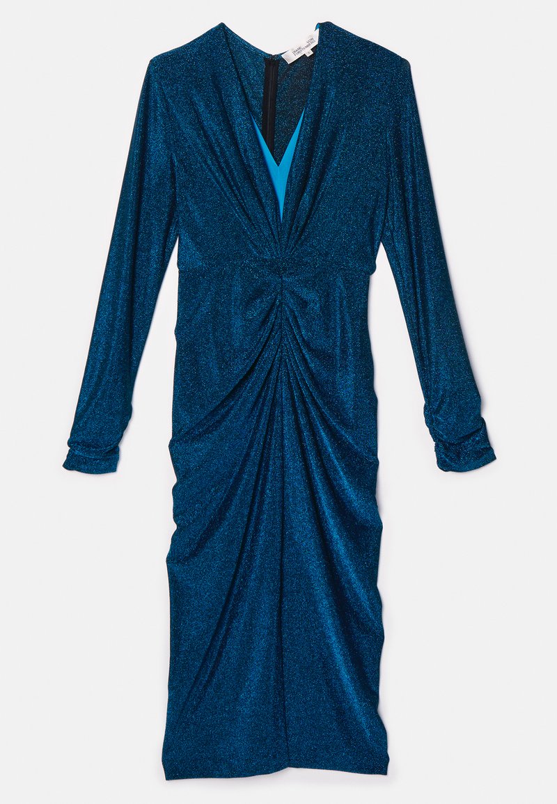 Diane von Furstenberg Cocktailjurk blauw Diane von Furstenberg Cocktailjurk blauw