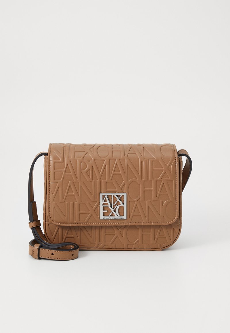 Armani Exchange BORSA TRACOLLA - Axelremsväska - dark pisco