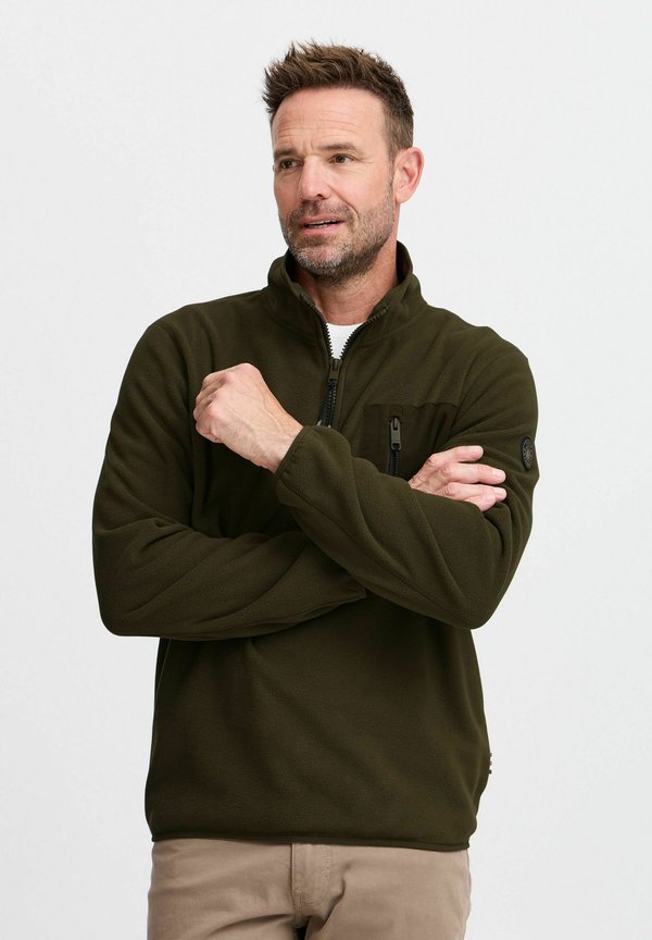 FQHARRY MICRO FLEECE HALFZIP - Fleecepullover - grape leaf
