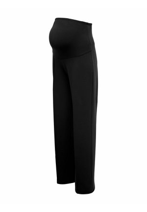 ONLY MATERNITY, TROUSERS OLMABBY STRAIGHT FIT TROUSERS - Bukser - black